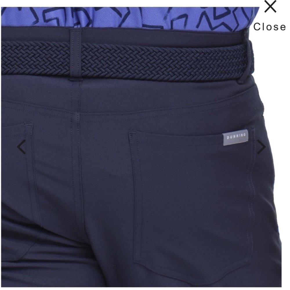 Dunning Player Fit Golf Pants in Halo Dark Navy Men’s 34/30